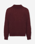 LEAH MOHAIR KNIT BURGUNDY