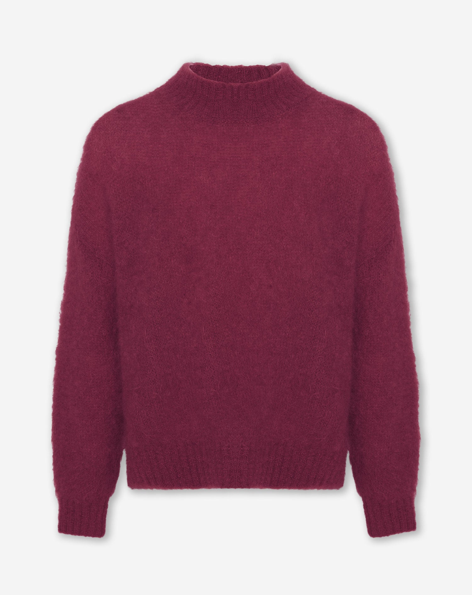 LEAH MOHAIR KNIT CHERRY