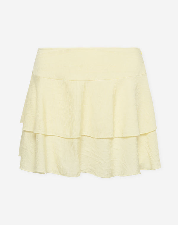 VIVI STRUCTURE RUFFLE SKIRT BOTERGEEL