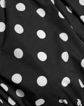 EVY DOT COTTON TOP ZWART