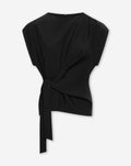 YAEL KNOT TOP ZWART