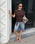 YAEL KNOT TOP BRUIN