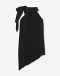 SALLY PLISSE TOP ZWART