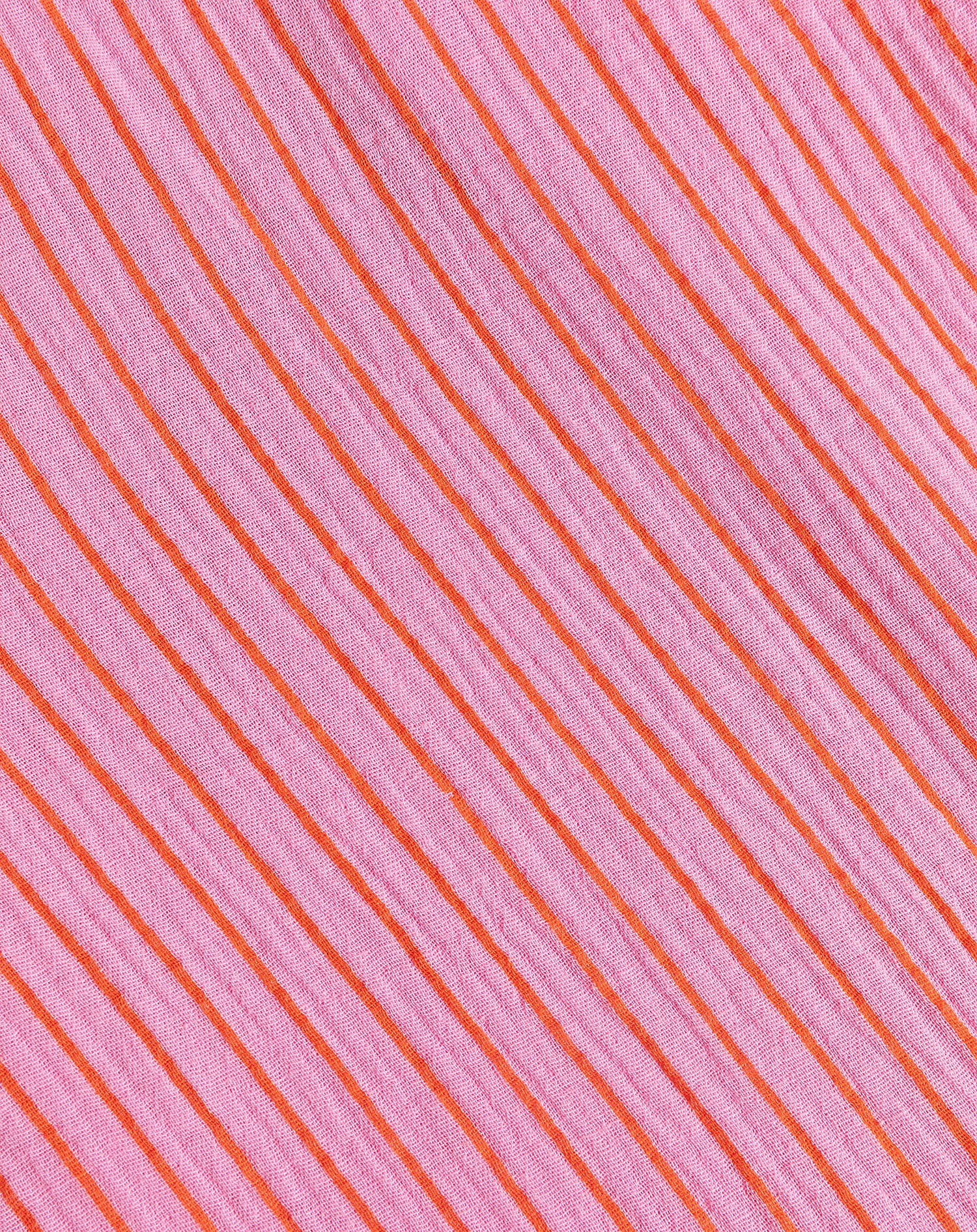 STRIPE MOUSSELINE STRAIGHT LEG PANTS PINK