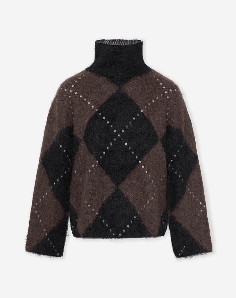 LOWEN ARGYLE KNIT BRUIN