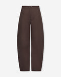 BARREL LEG PANTS DONKERBRUIN