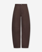 BARREL LEG PANTS DONKERBRUIN