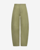 BARREL LEG PANTS OLIVE