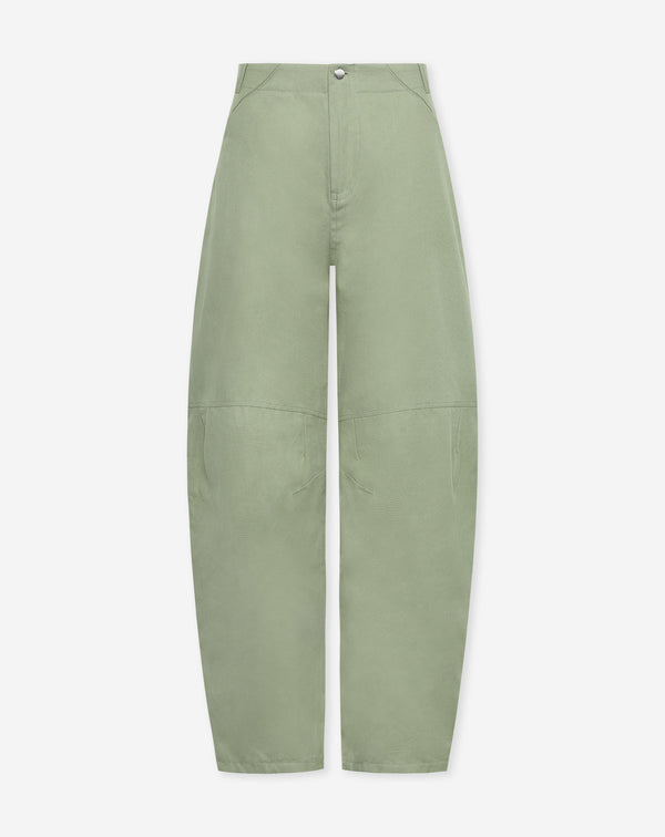 BARREL LEG PANTS SALIE GROEN