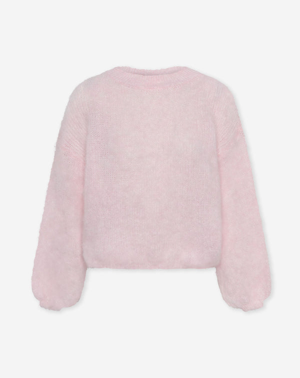 BRUSHED MOHAIR KNIT LICHTROZE