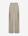 SHEILA VISCOSE PLEAT PANTALON LIGHT GREEN