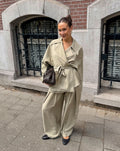 SHELLY VISCOSE JACKET LICHTGROEN