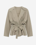 SHEILA VISCOSE JACKET LICHTGROEN