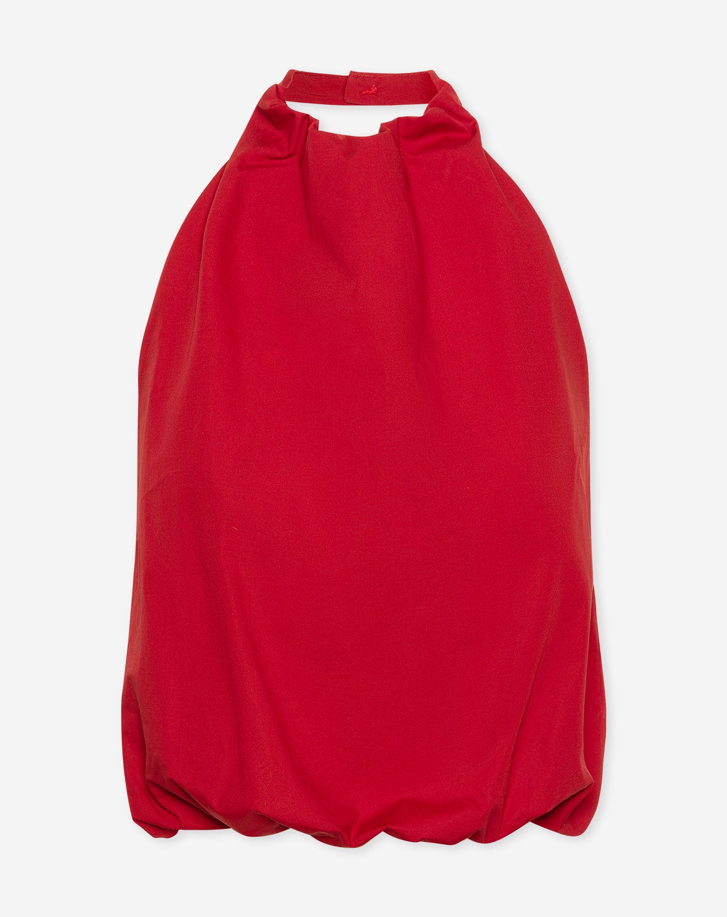 ROBIN COTTON HALTER BUBBLE HEM TOP ROOD
