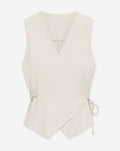 DAVINA VISCOSE GILET CRÈME