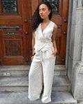 DAVINA VISCOSE GILET CRÈME