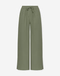 DAVINA VISCOSE SLIT PANTS LEGERGROEN