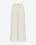 DAVINA VISCOSE SLIT PANTS CRÈME