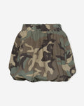 JENNY CAMO BUBBLE HEM SKIRT LEGERGROEN