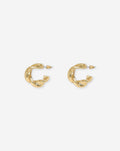 CHUNKY SWIRL EARRINGS GOLD