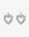 BIG HEART DIAMOND EARRINGS
