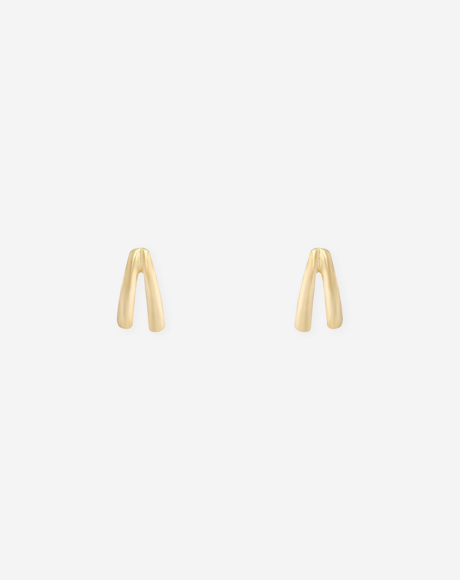 DOUBLE TWIN TEARDROP EARRINGS