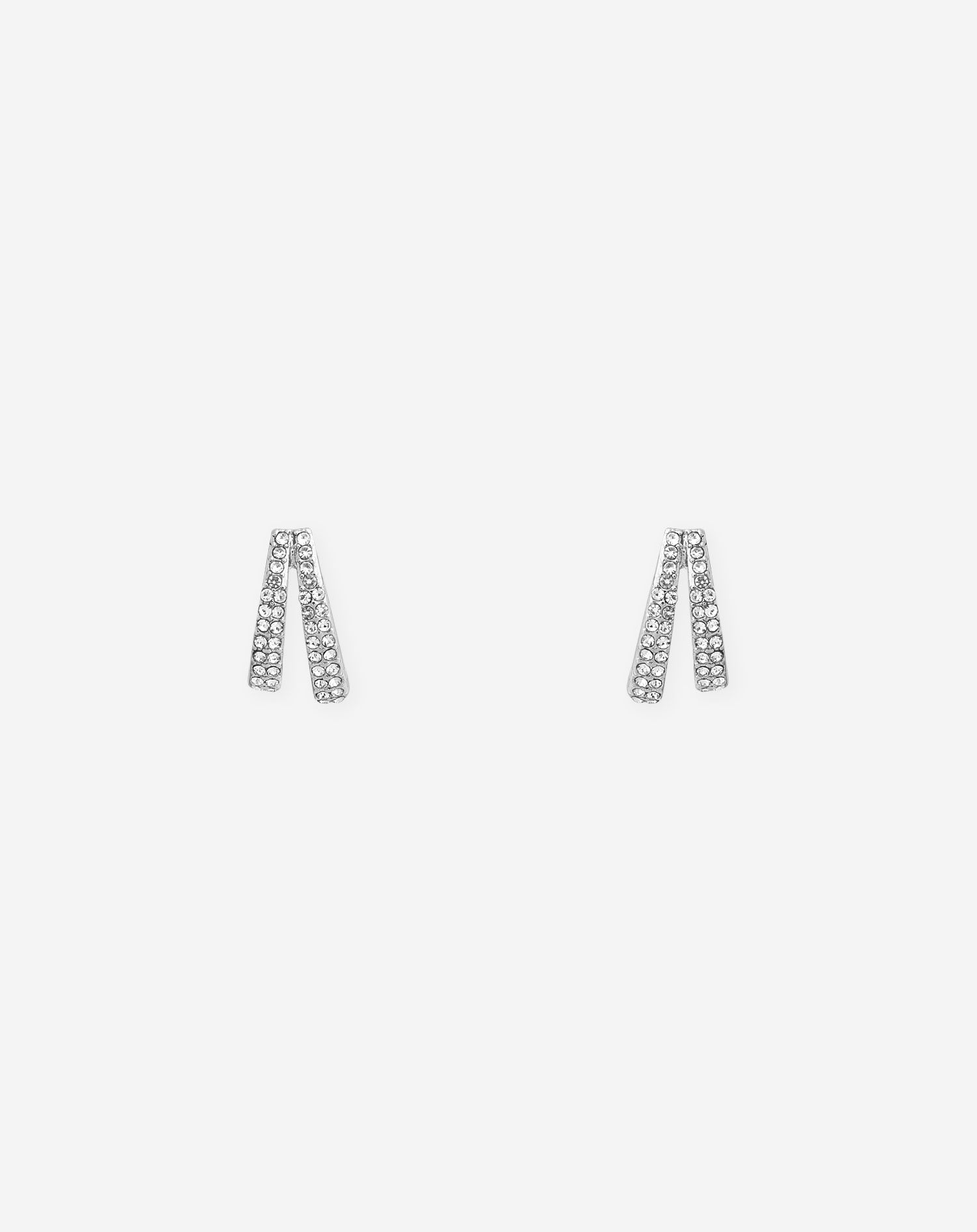 SMALL TWIN DIAMOND TEARDROP EARRINGS