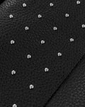 LULU STUDDED FLAP BAG ZWART