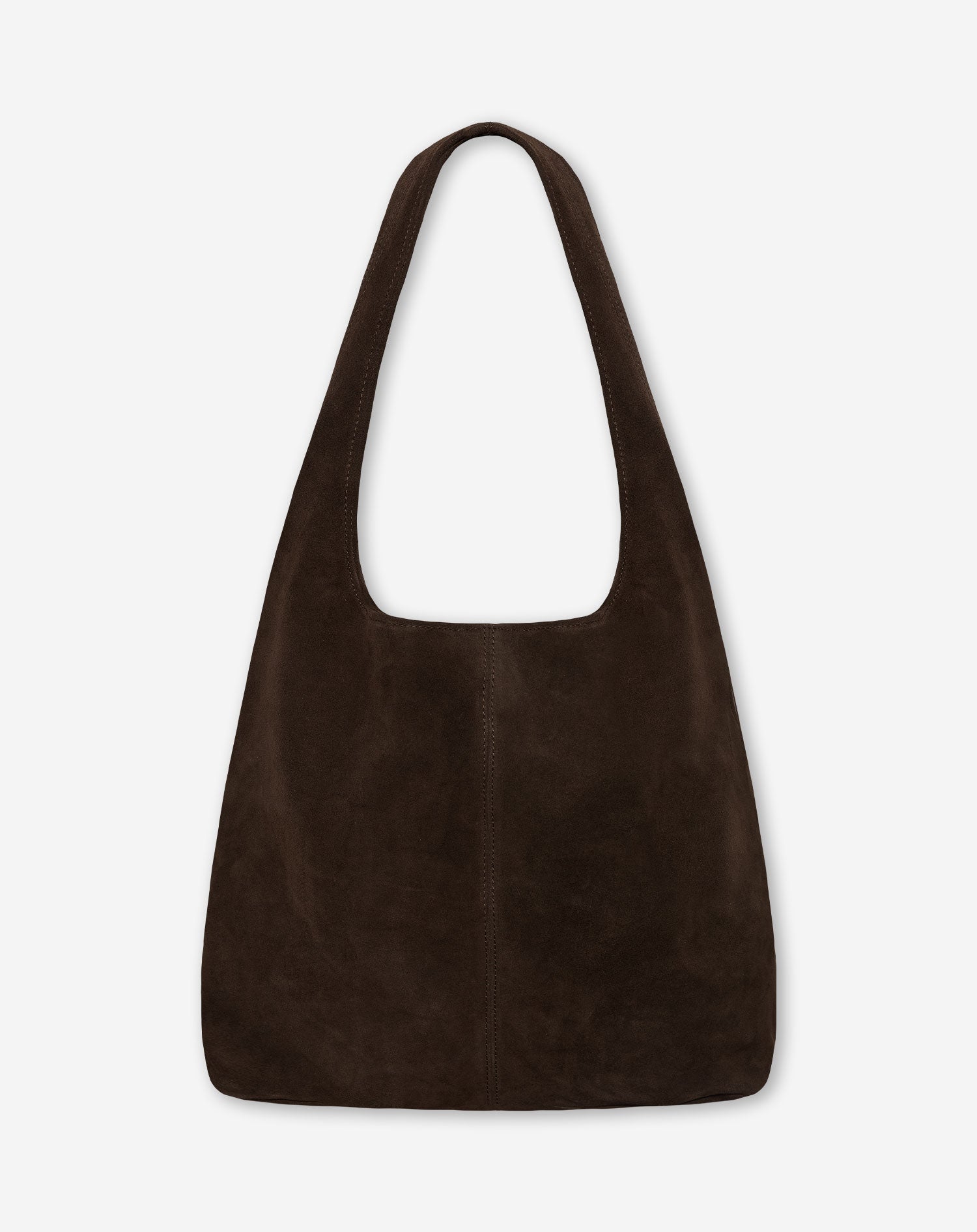 KAYLA SUEDE SHOPPER DARK  BROWN