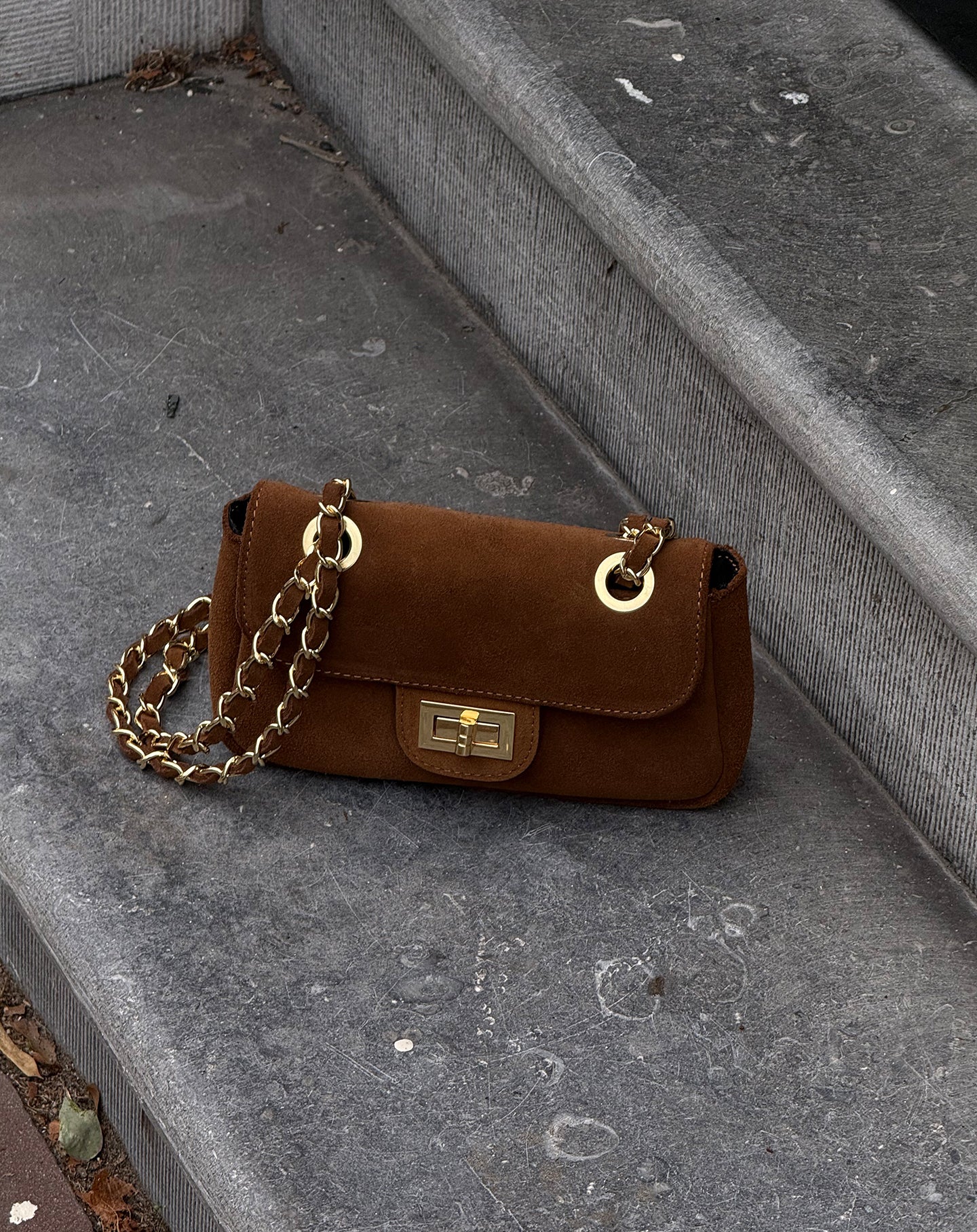 MARIE SUEDE BAG CAMEL