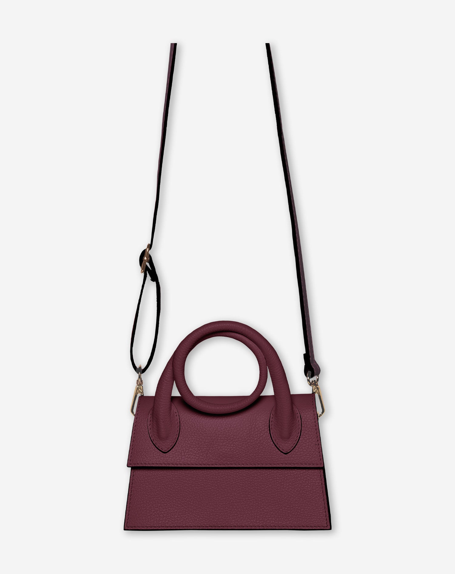 JOLIE FLAP BAG BURGUNDY