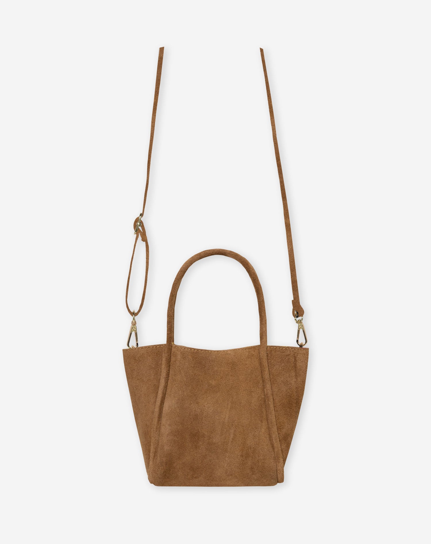 LILAH SUEDE BAG CAMEL