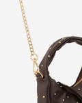 ROSALIE STUD BAG BROWN
