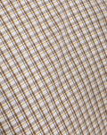 KIRA CHECK BUBBLE HEM SKIRT BROWN