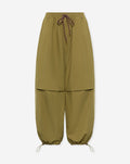 DILARA BALLOON PANTS PETITE OLIJFGROEN