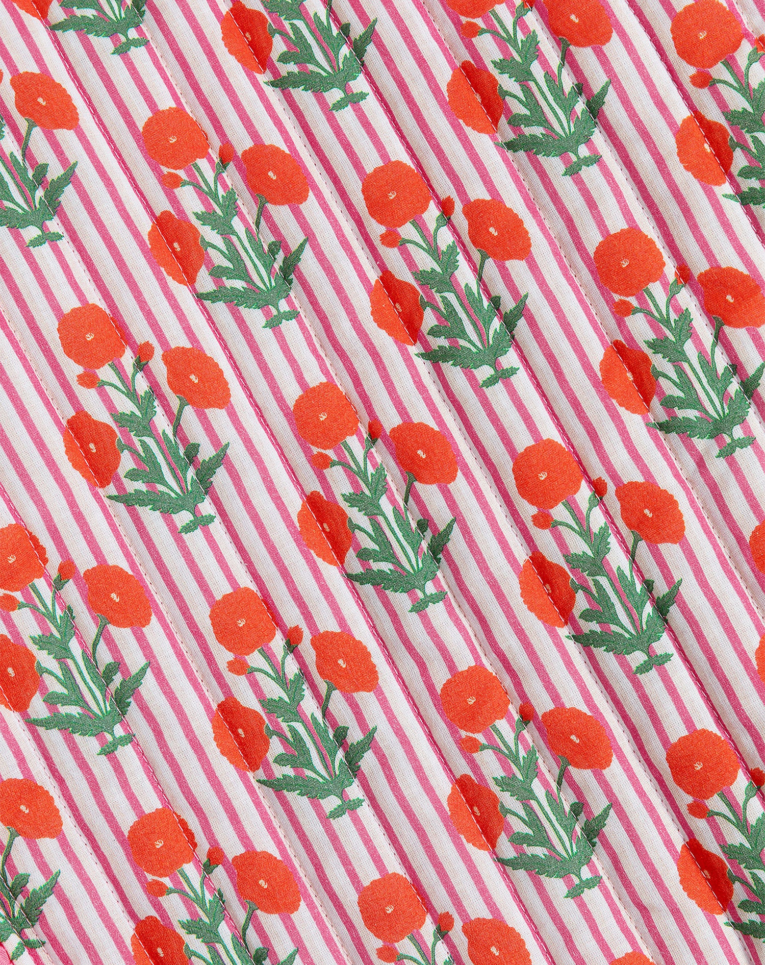 FLOWER RUFFLE GILET PINK