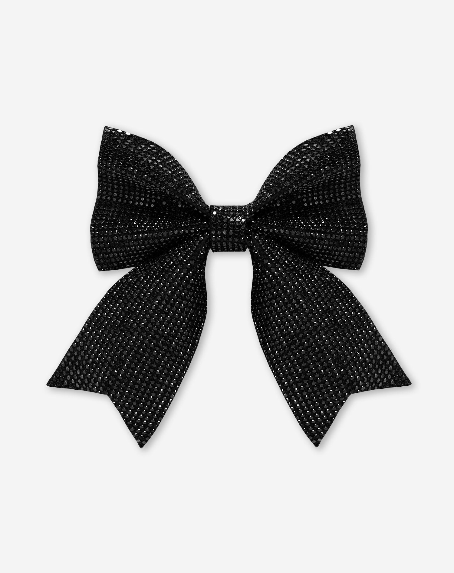 DIAMOND BOW HAIRCLIP BLACK