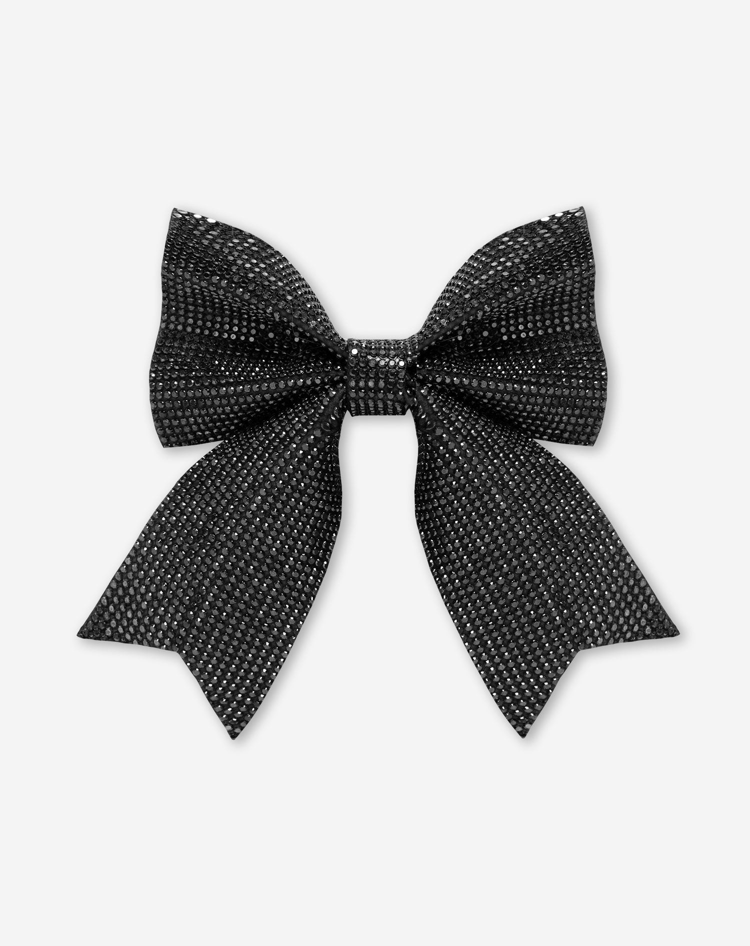 DIAMOND BOW HAIRCLIP GREY