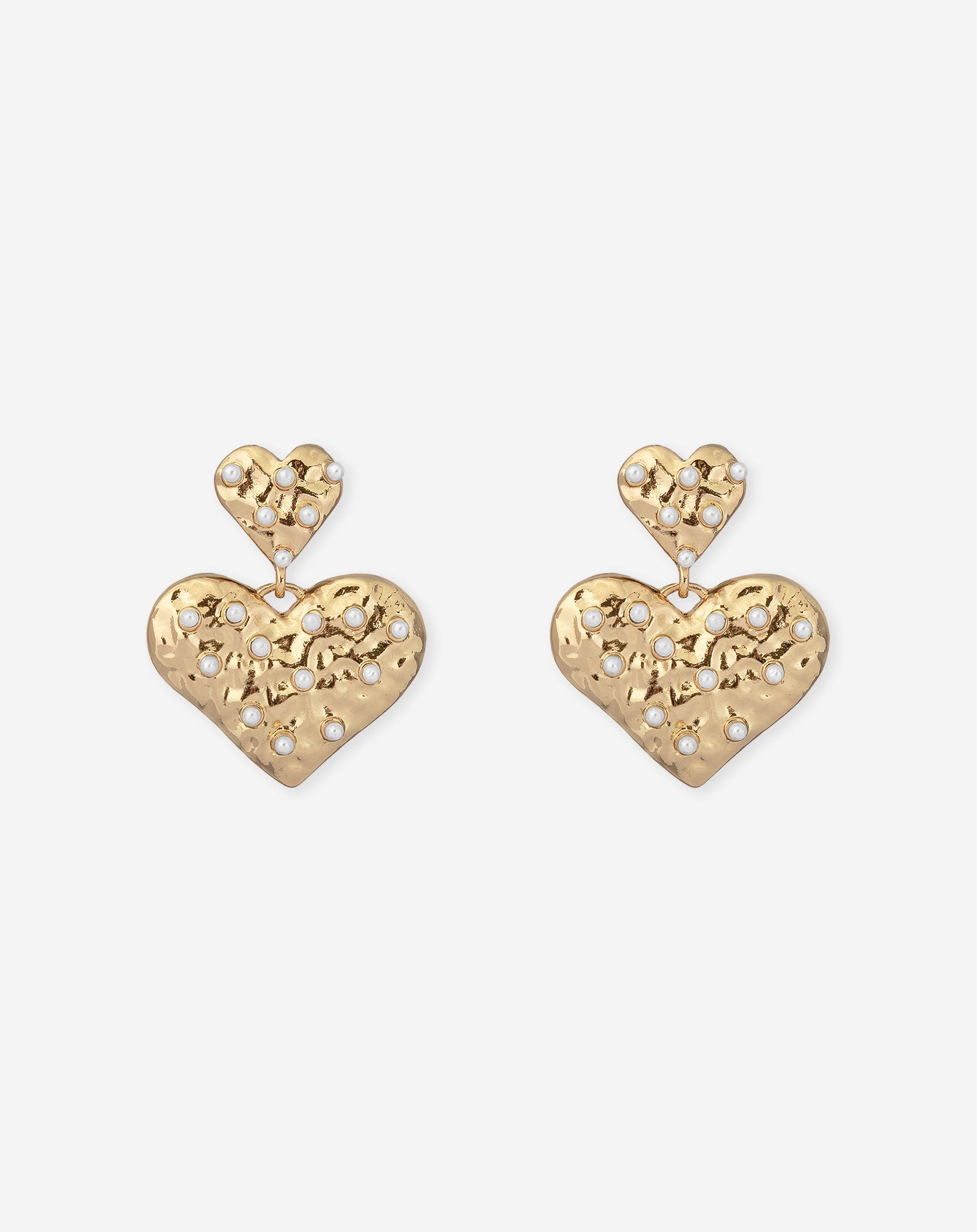 HEART PEARL EARRINGS