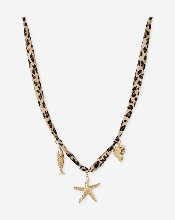 LEO SEA CORD NECKLACE