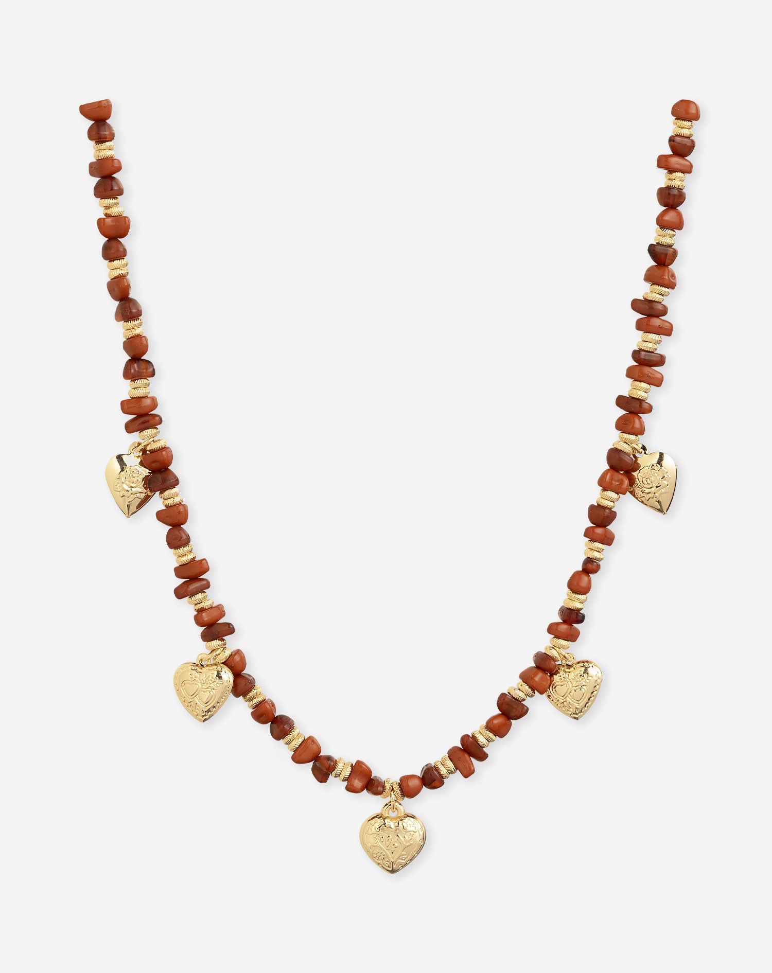 JAEL HEART BEADS NECKLACE