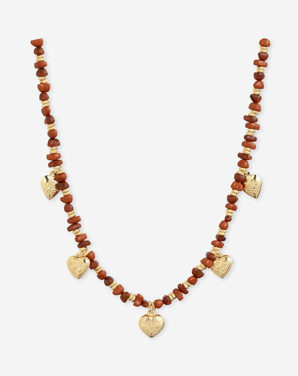 JAEL HEART BEADS NECKLACE