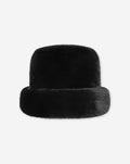 FAUX FUR HAT BLACK
