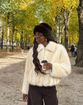 FAUX FUR HAT BRUIN