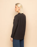 IRIS OVERSIZED BLAZER DONKERBRUIN
