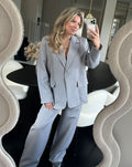 LIZZY OVERSIZED BLAZER LIGHT GREY