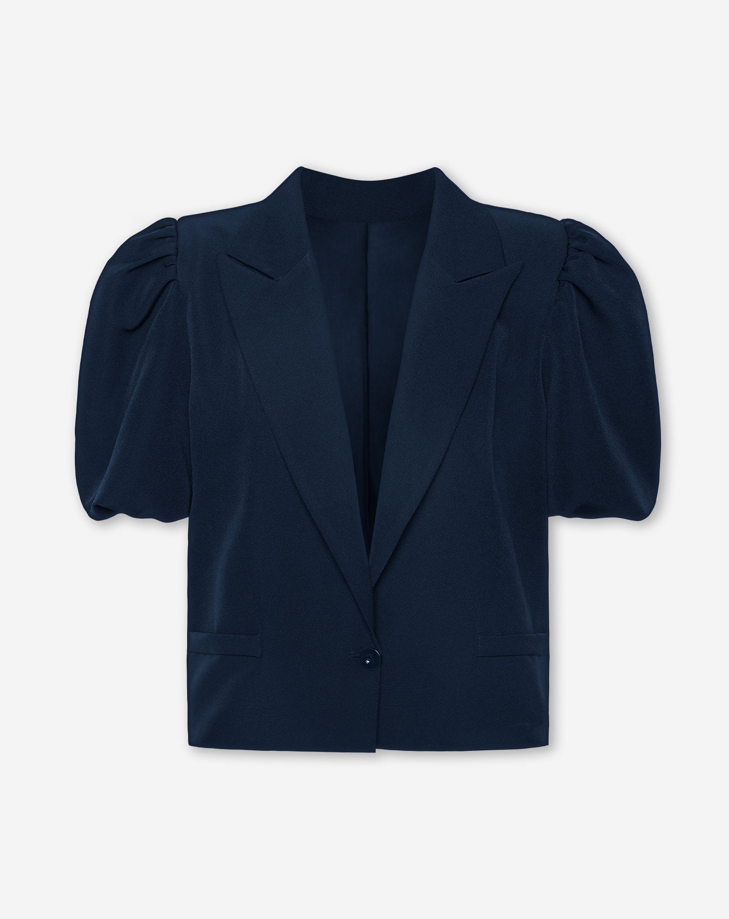 LIZZY PUFF SLEEVE BLAZER NAVY