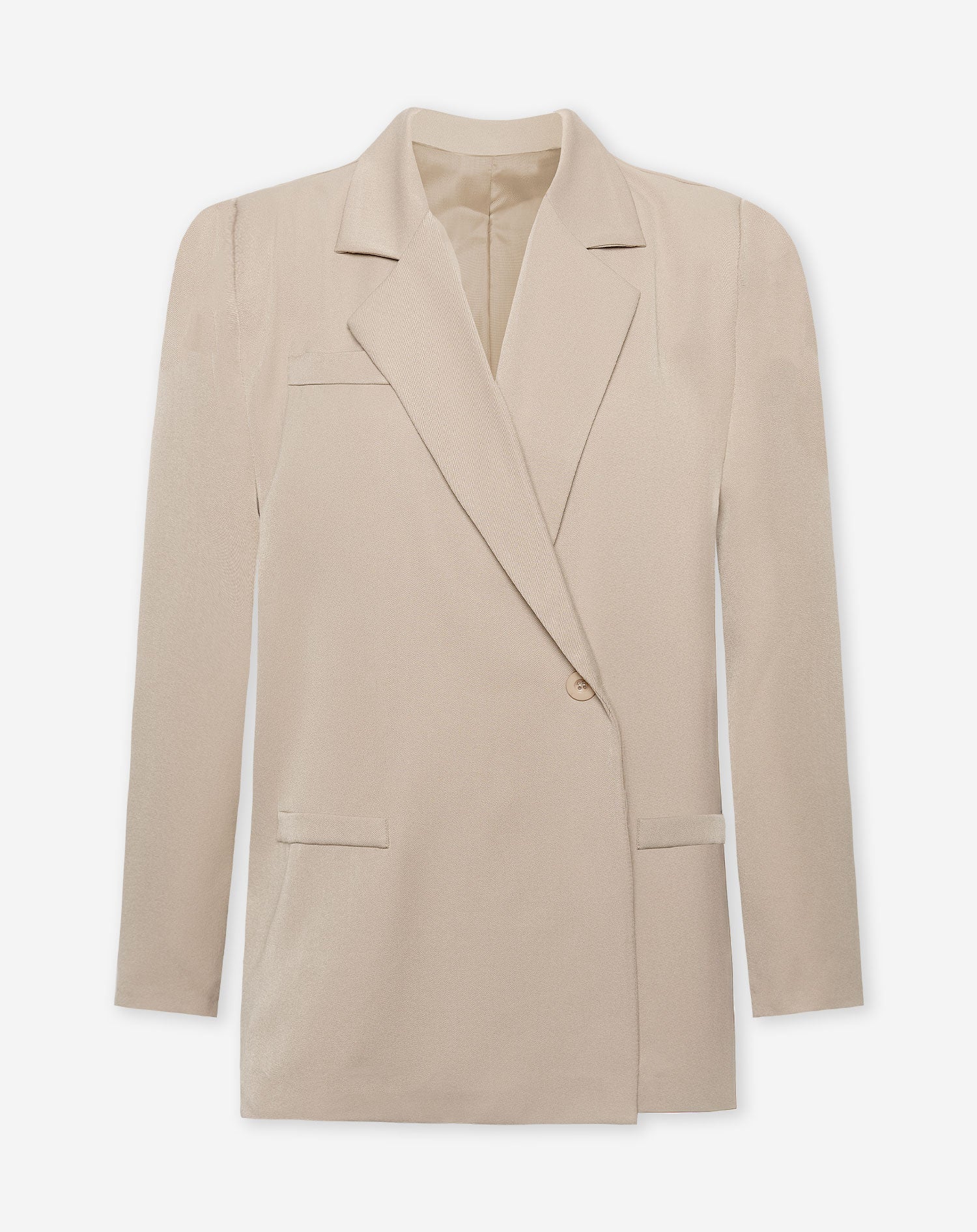 IRIS BOXY BLAZER BEIGE