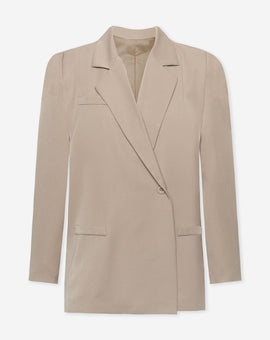 IRIS BOXY BLAZER BEIGE