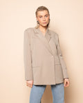 IRIS BOXY BLAZER BEIGE